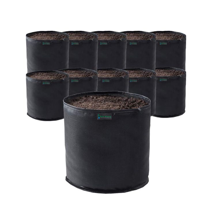 Pack of 3 Grow Bag 7 Gallon 13x12 inches Heavy Duty for Plant/Vegetable/Herb/Fruit Breathable Fabric Grow Planter Pot Bags with Handles,