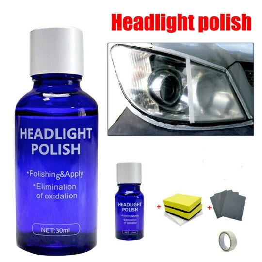 Quick Clean Headlight Polishing Lens Restoration Kit