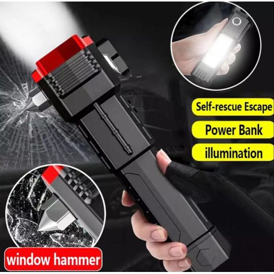 Generic 4 in 1 Waterproof LED Flashlight - Buy 1 Get 1 Free