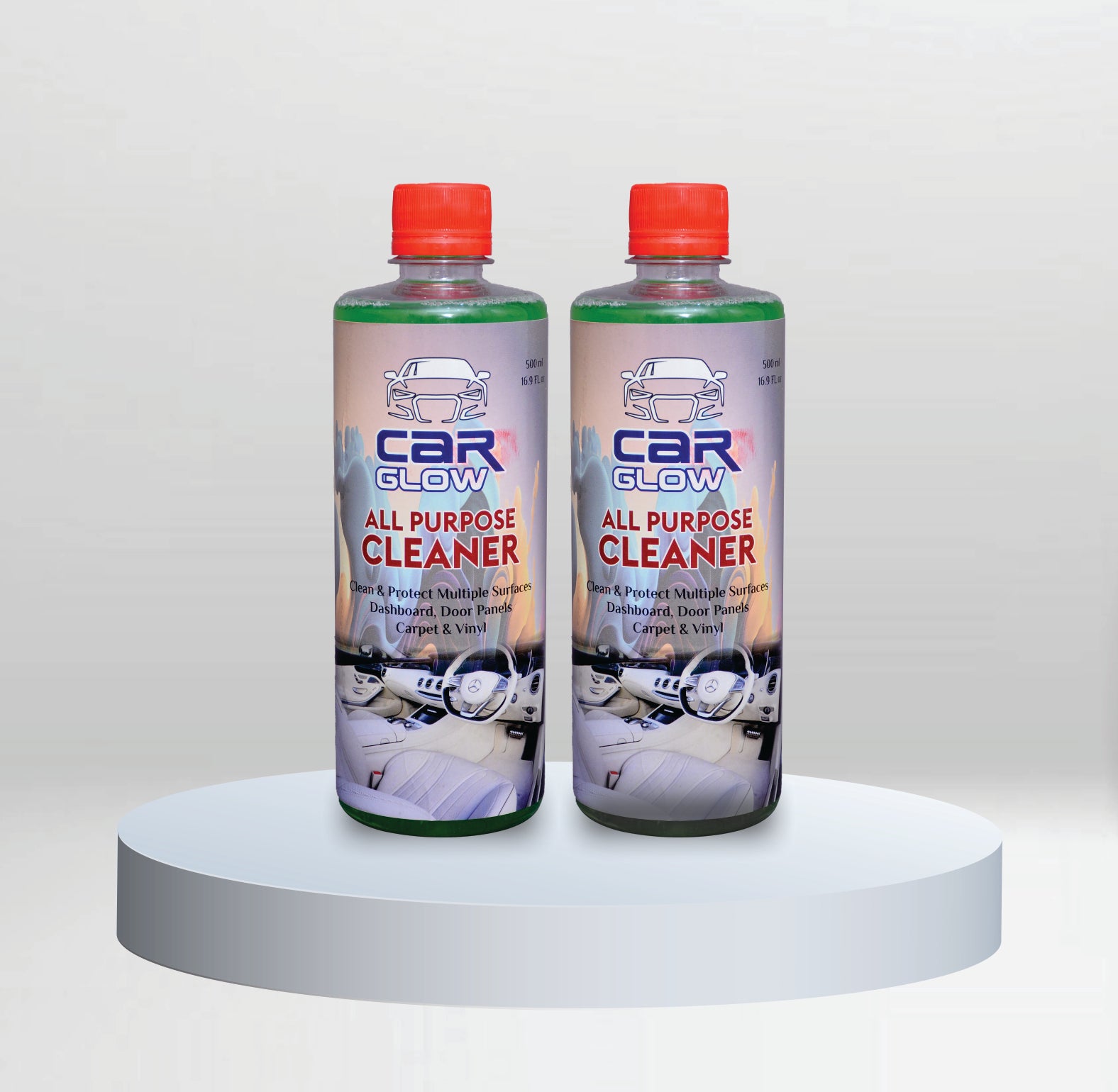 CAR GLOW |Pack of 2 All Purpose Cleaner 500 ml