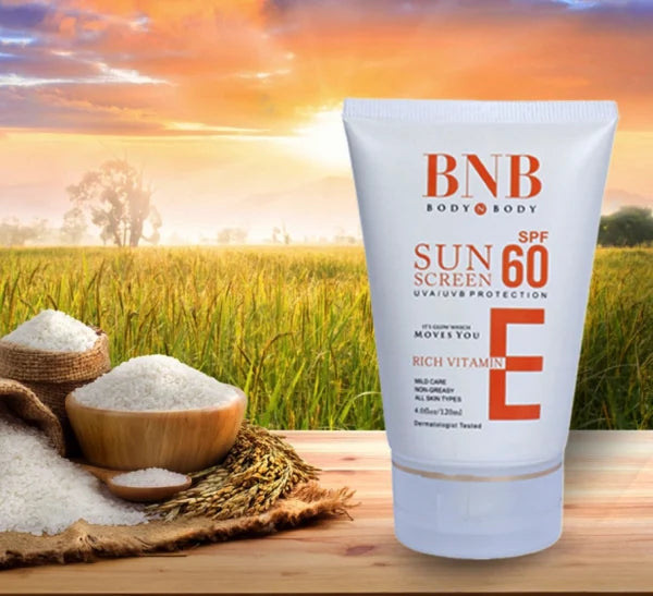 Bnb Sun Screen Spf-60 Vitamin E (120ml )
