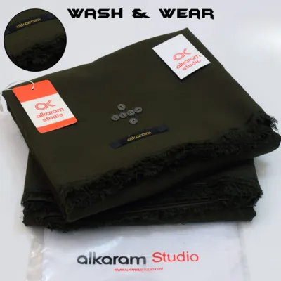 MEN'S WASH N WEAR UNSTITCHED AK-03