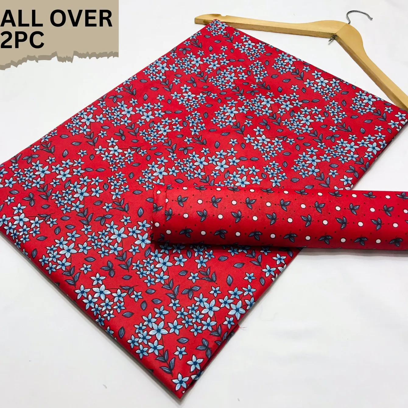 2PC Cotton Suite Digital Print ( Design SMM-(19046)