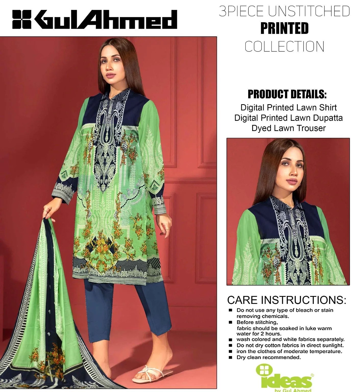 3 Piece IDEAS By Gul Ahmed VOL’01