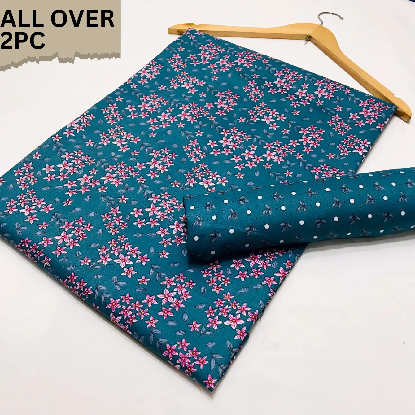 2PC Cotton Suite Digital Print ( Design SMM-(19040)