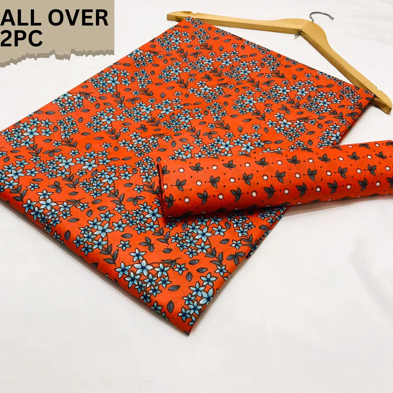 2PC Cotton Suite Digital Print ( Design SMM-(19041)