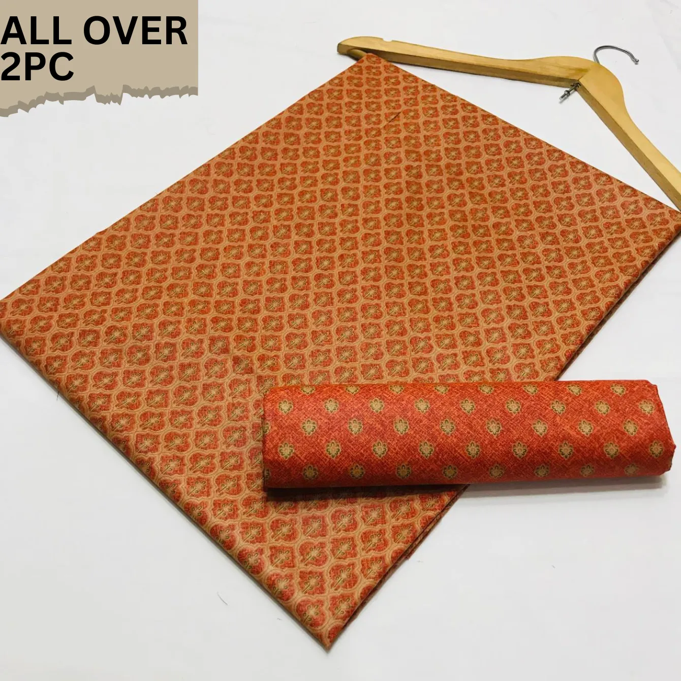 2PC Cotton Suite Digital Print ( Design SMM-(19024)
