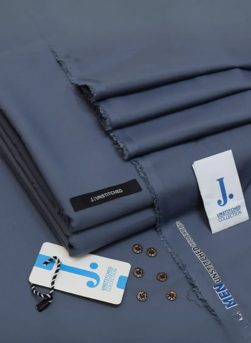 PEACOCK BLUE UNSTITCHED | J. WASH N WEAR