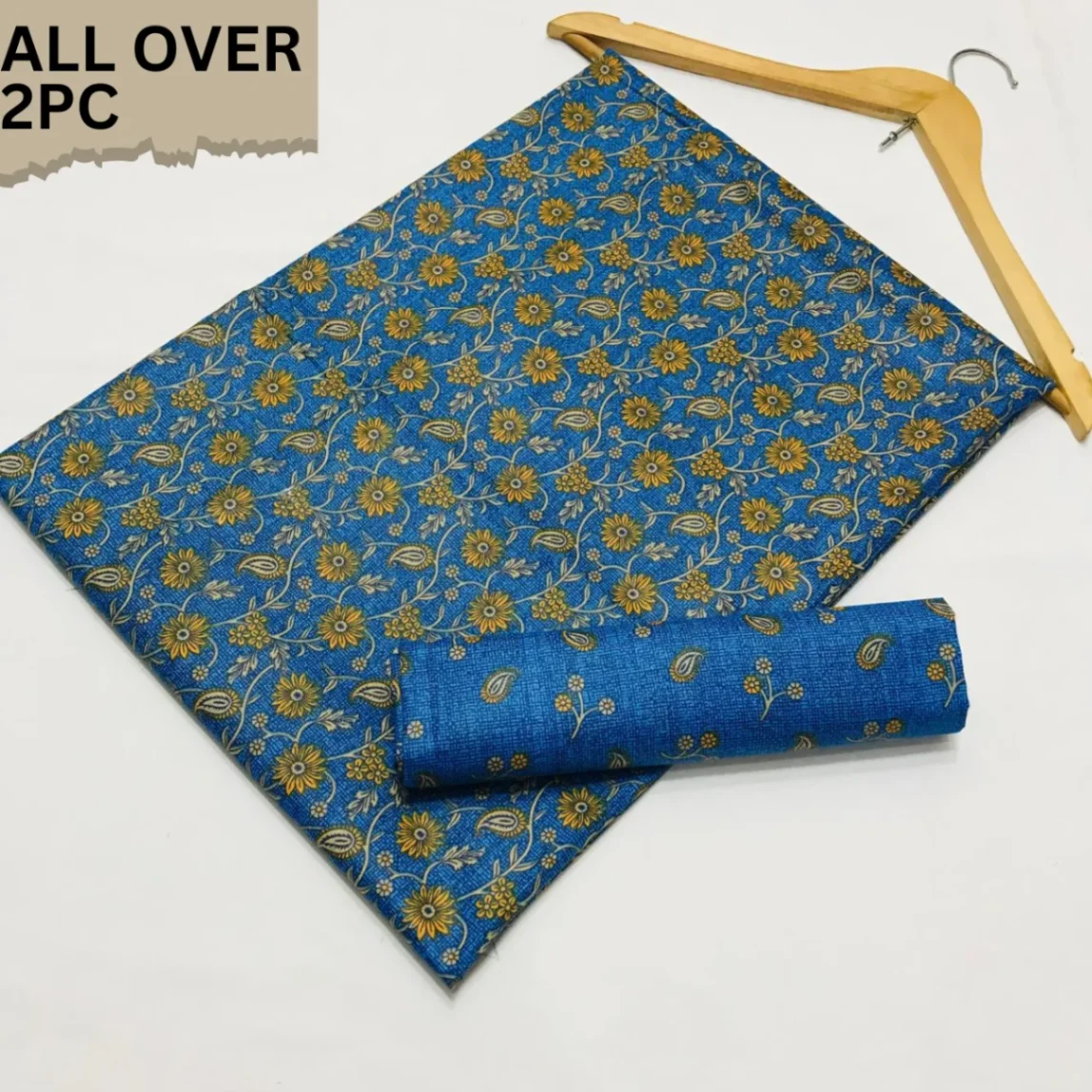 2PC Cotton Suite Digital Print ( Design SMM-(19017)