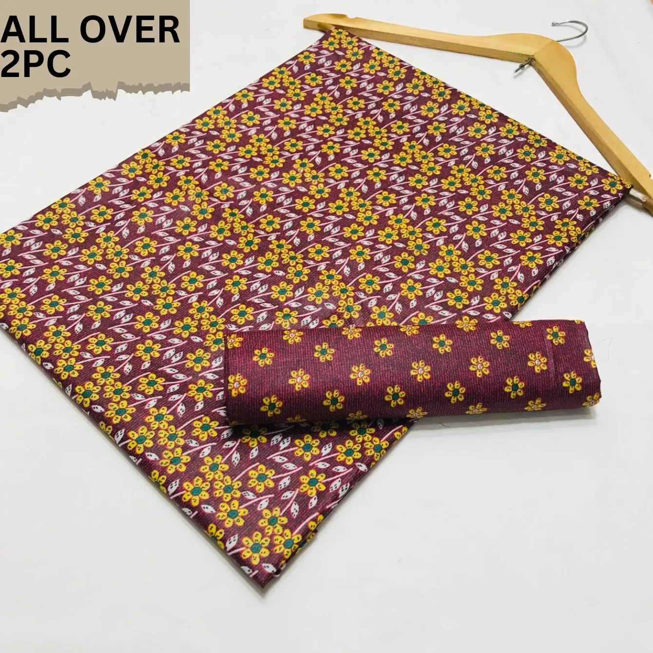 2PC Cotton Suite Digital Print ( Design SMM-(19020)