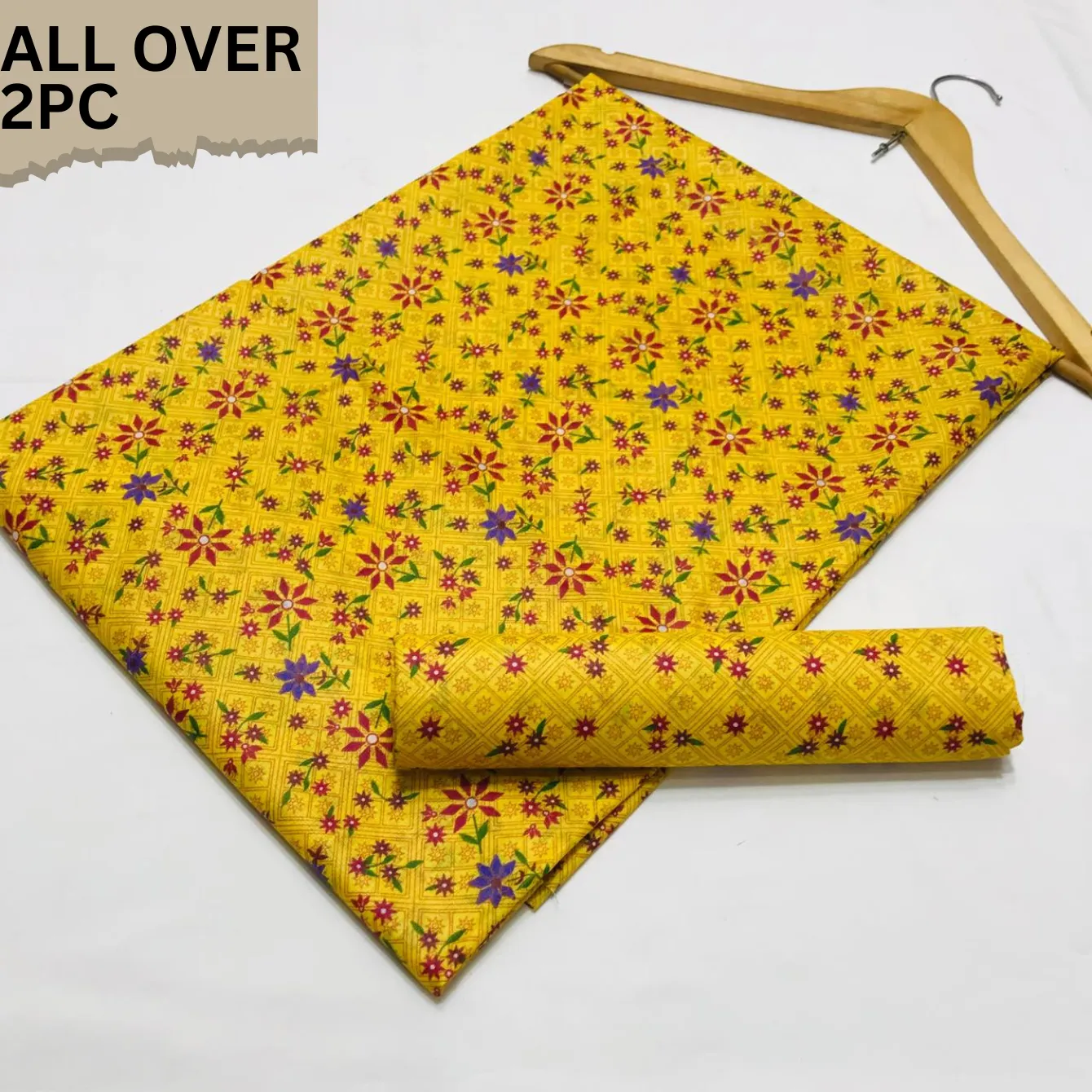 2PC Cotton Suite Digital Print ( Design SMM-(19023)