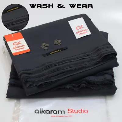 MEN'S WASH N WEAR  UNSTITCHED AK-01