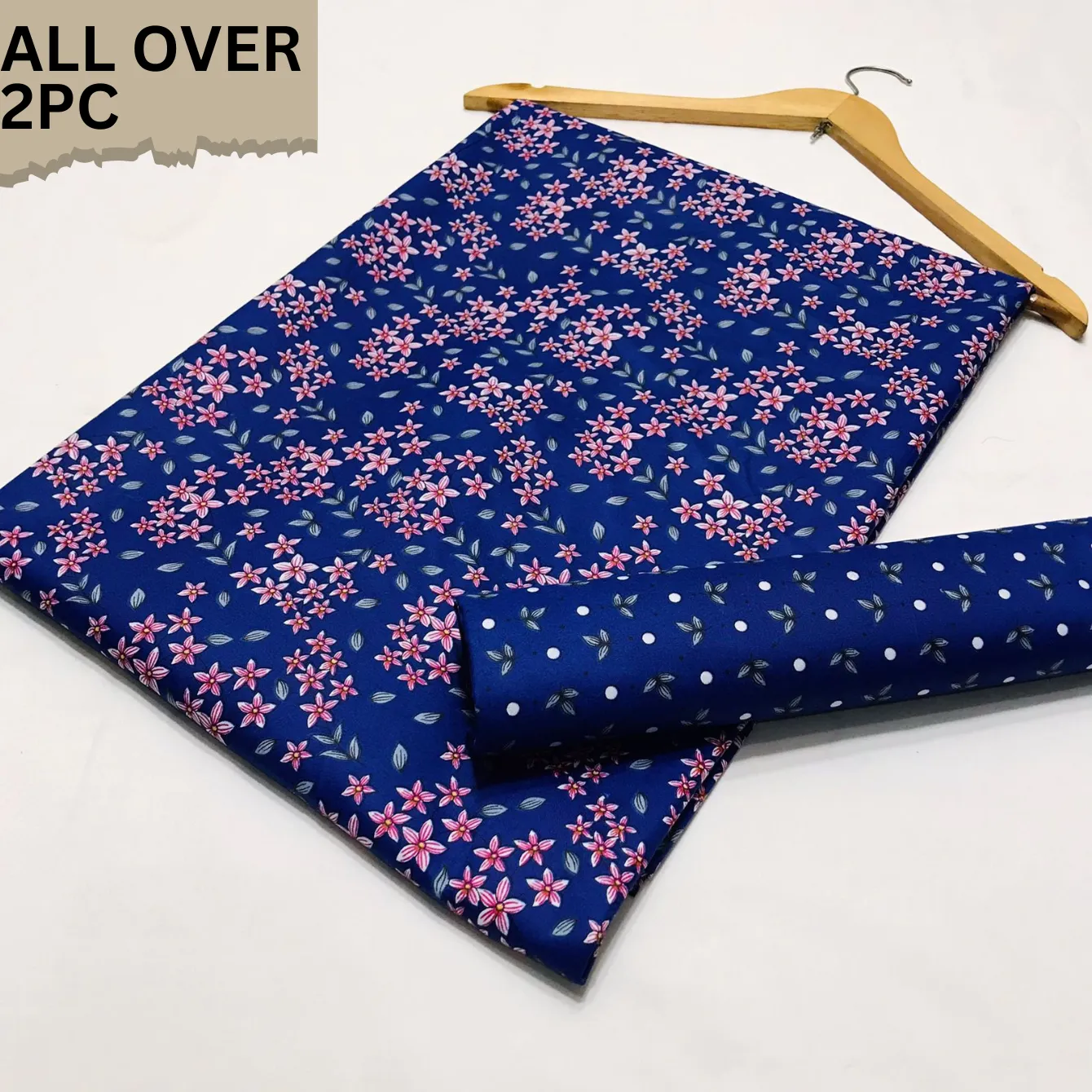 2PC Cotton Suite Digital Print ( Design SMM-(19037)