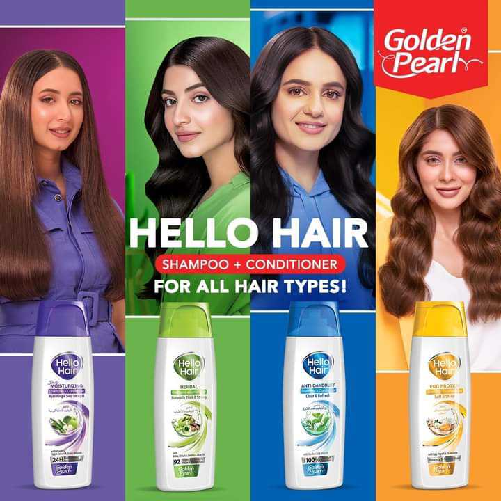 GOLDEN PEARL PRODUCTS 
HELLO HAIR SHAMPOO 
PAKISTANI PRODUCTS