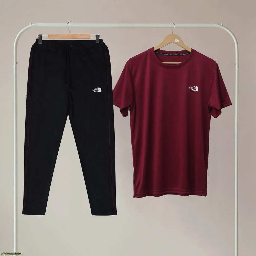2 PC's men's polyester plan track suit