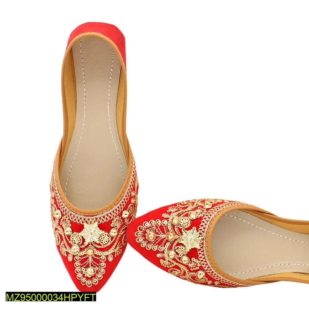 Happy Feet Red Khussa, RK-233
