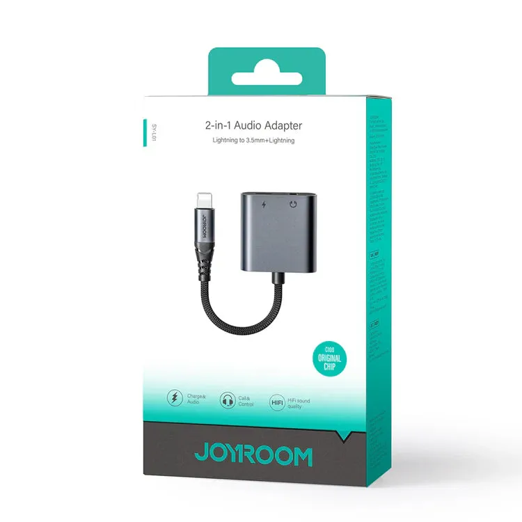 Joyroom SY-L01 2-in-1 Audio Adapter Black ( Call Version )