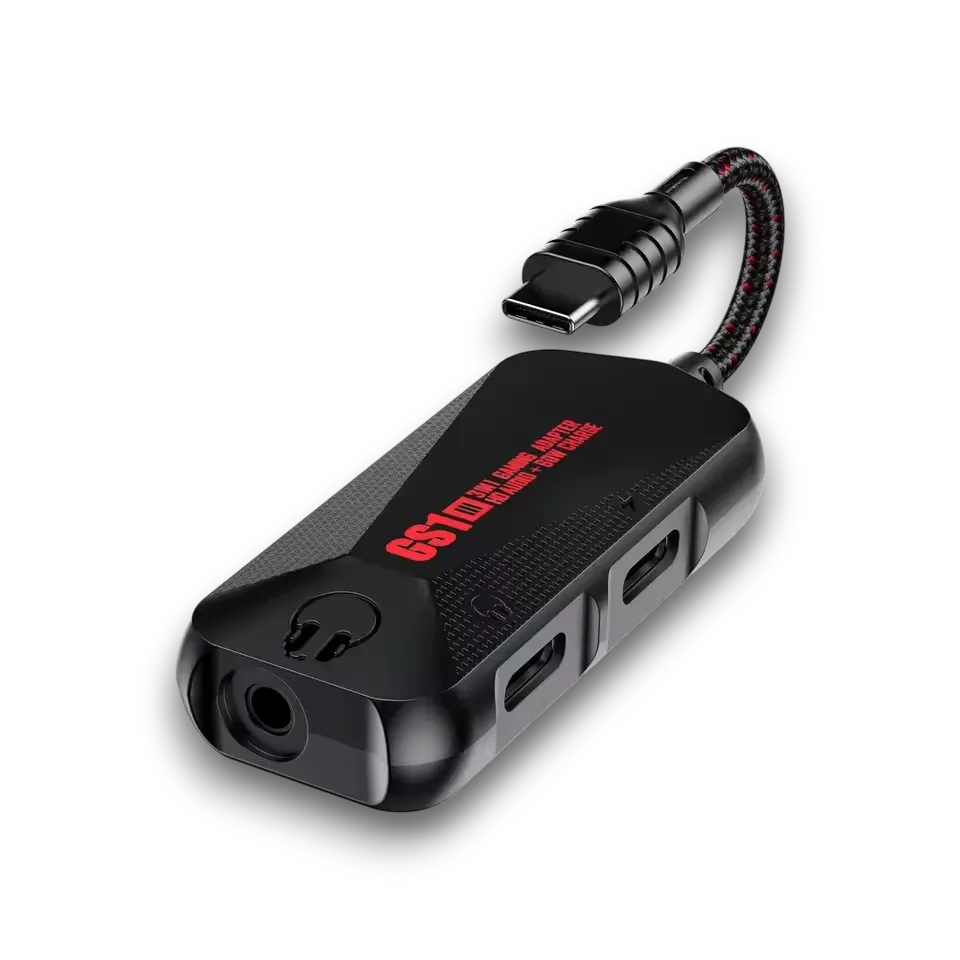 GS1 3in1 Gaming Adapter Hi-Res Sound Card  60W Fast Charging