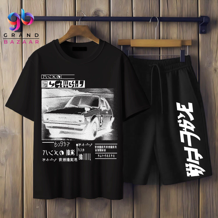 t-shirt & shorts