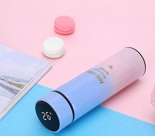 Imported Smart Thermos Water Bottle 1Pcs Multicolor 500Ml