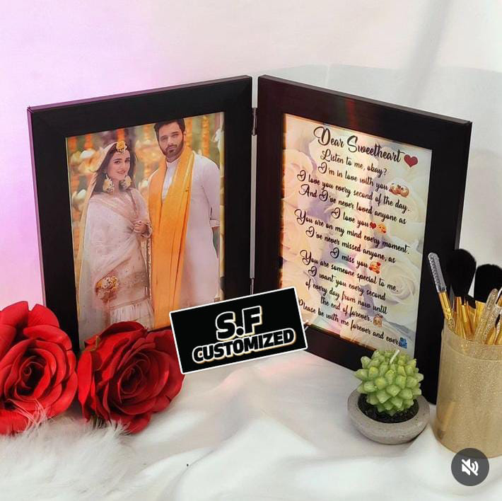 Costumized book frame