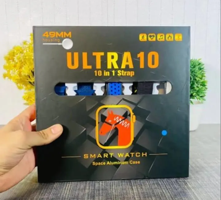 Ultra 10 Smart Watch With 10 Straps