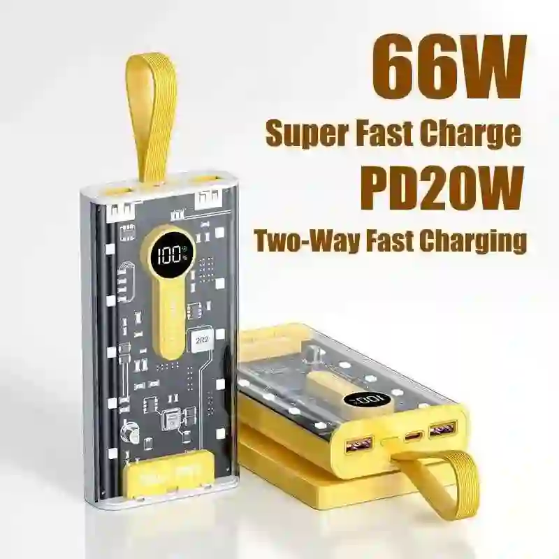 20000 mAh Power Bank 66 Watt Fast Charging ⚡⚡ 🔋⚡