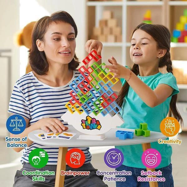 Blocks Set Multicolored For Kids Pack of 18