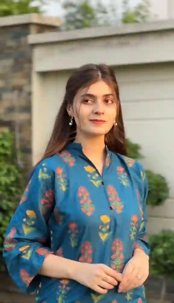 2 Piece Women Stitched Linen Printed Shirt