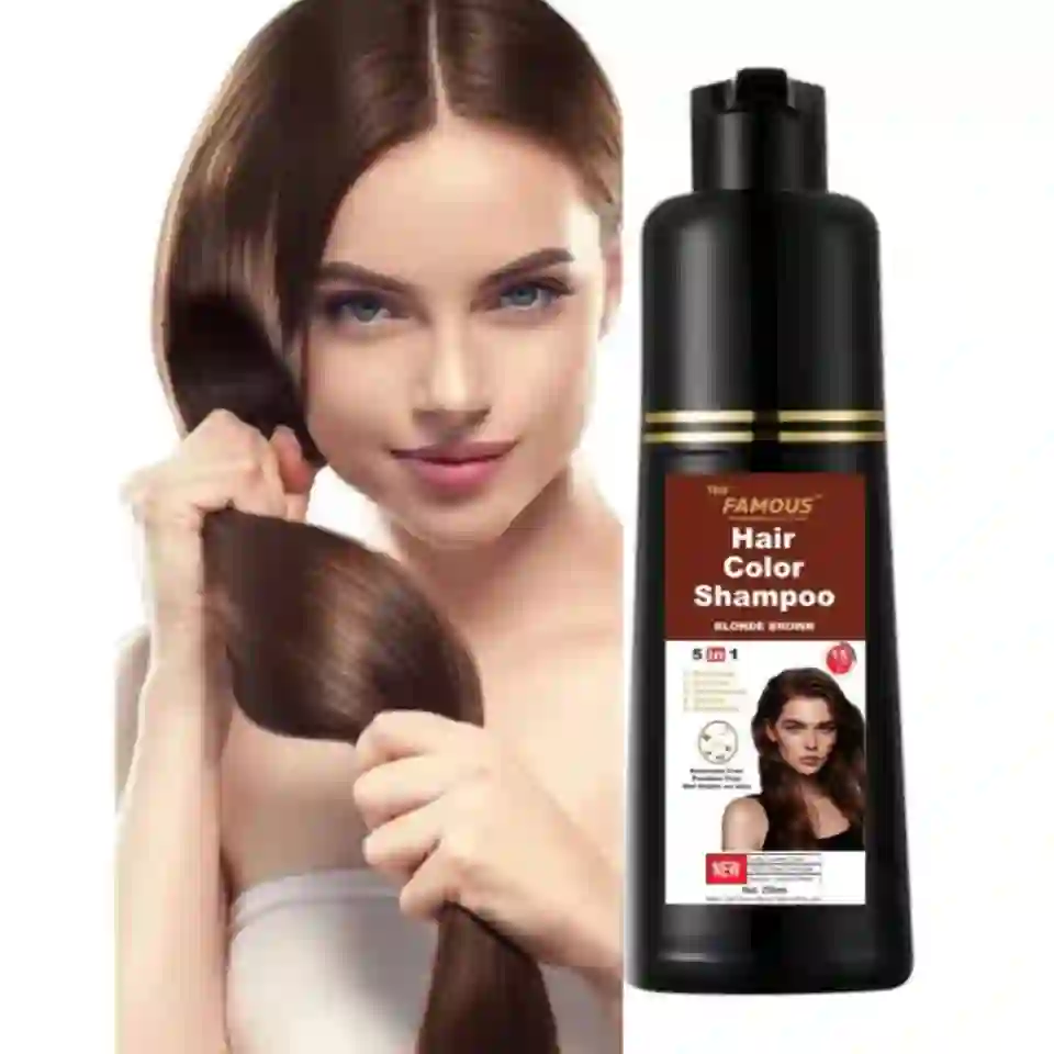 BLONDE BROWN The Famous 5 IN 1 Hair Color Shampoo 250ML