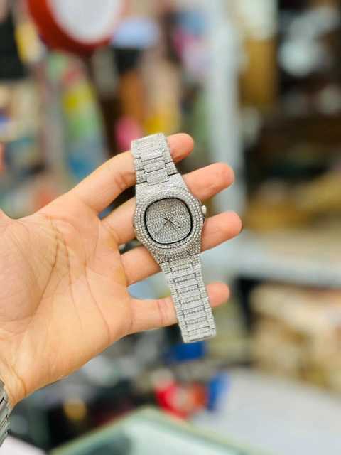 Patek philippe Iced stone watch