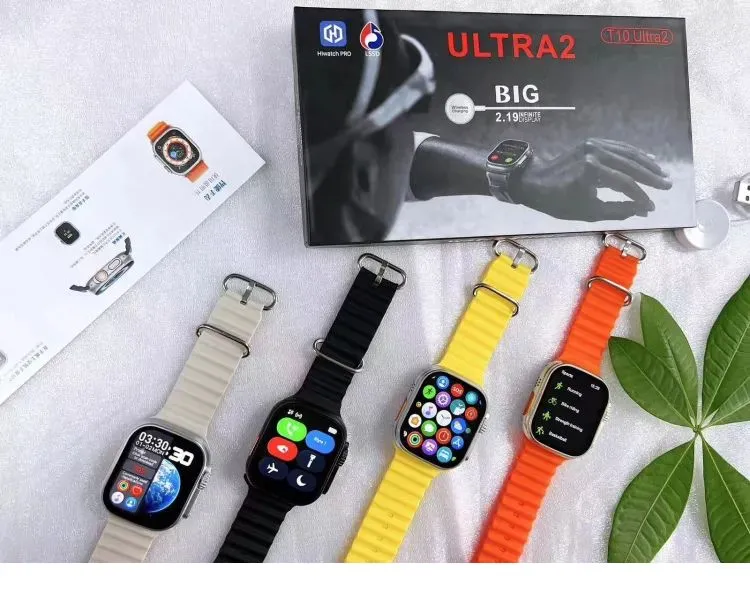 T10 Ultra2 Latest 9Series Smart Watch 49mm Real Screw Straps