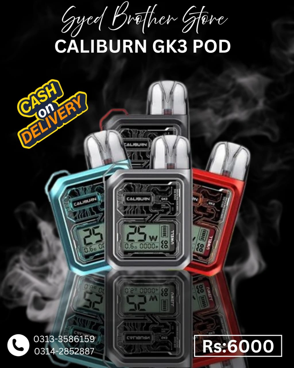 UWELL CALIBURN GK3 25W POD KIT Price In Pakistan