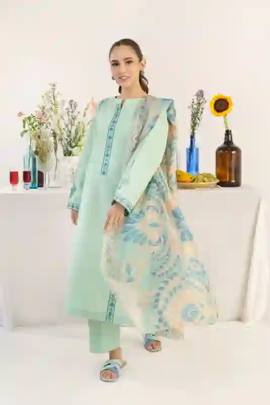 Maria.B D-3158 | 3pc Dhanak | Luxury Category | Winter 24'