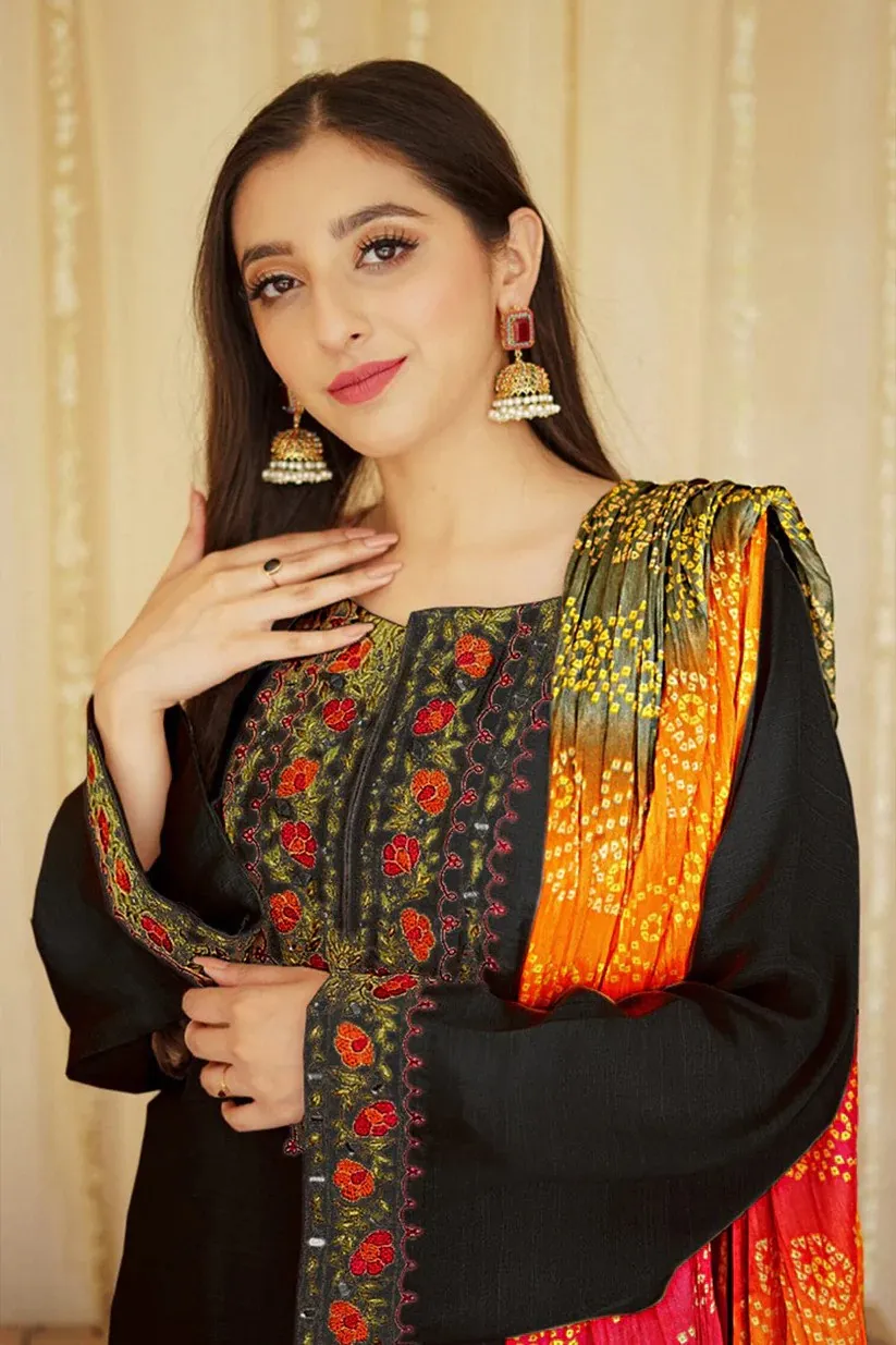 Aisling | 3pc Dhanak | Luxury Category | Winter 24 UF3
