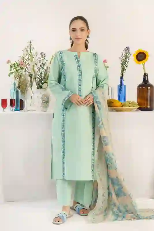 Maria.B D-3158 | 3pc Dhanak | Luxury Category | Winter 24'