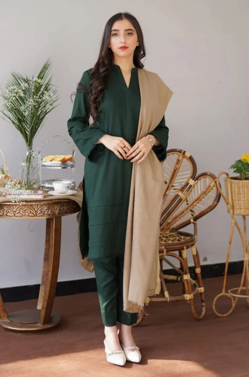 Aisling | 3pc Dhanak | Luxury Category | Winter 24 UF4
