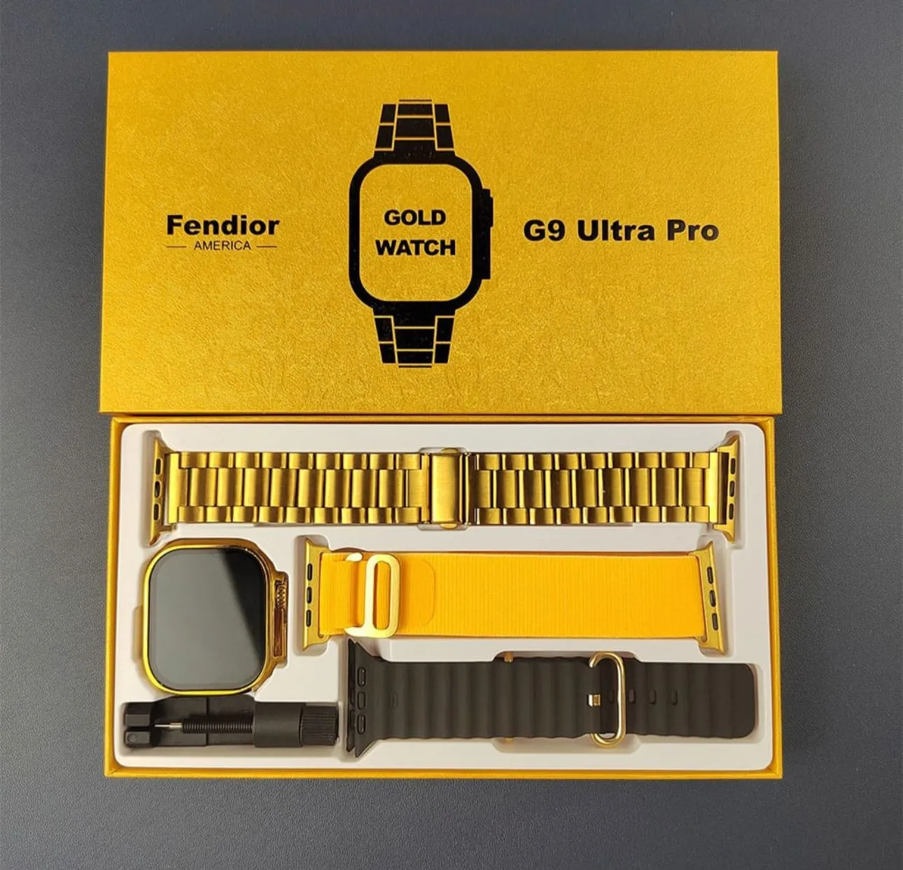 G9 Ultra Pro Smart Watch | Golden Edition Series 8 Watch