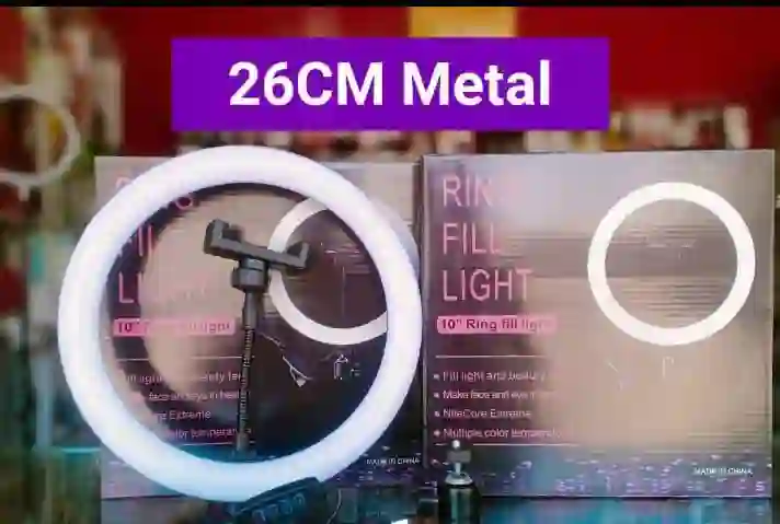 26 cm Metal Ring Light