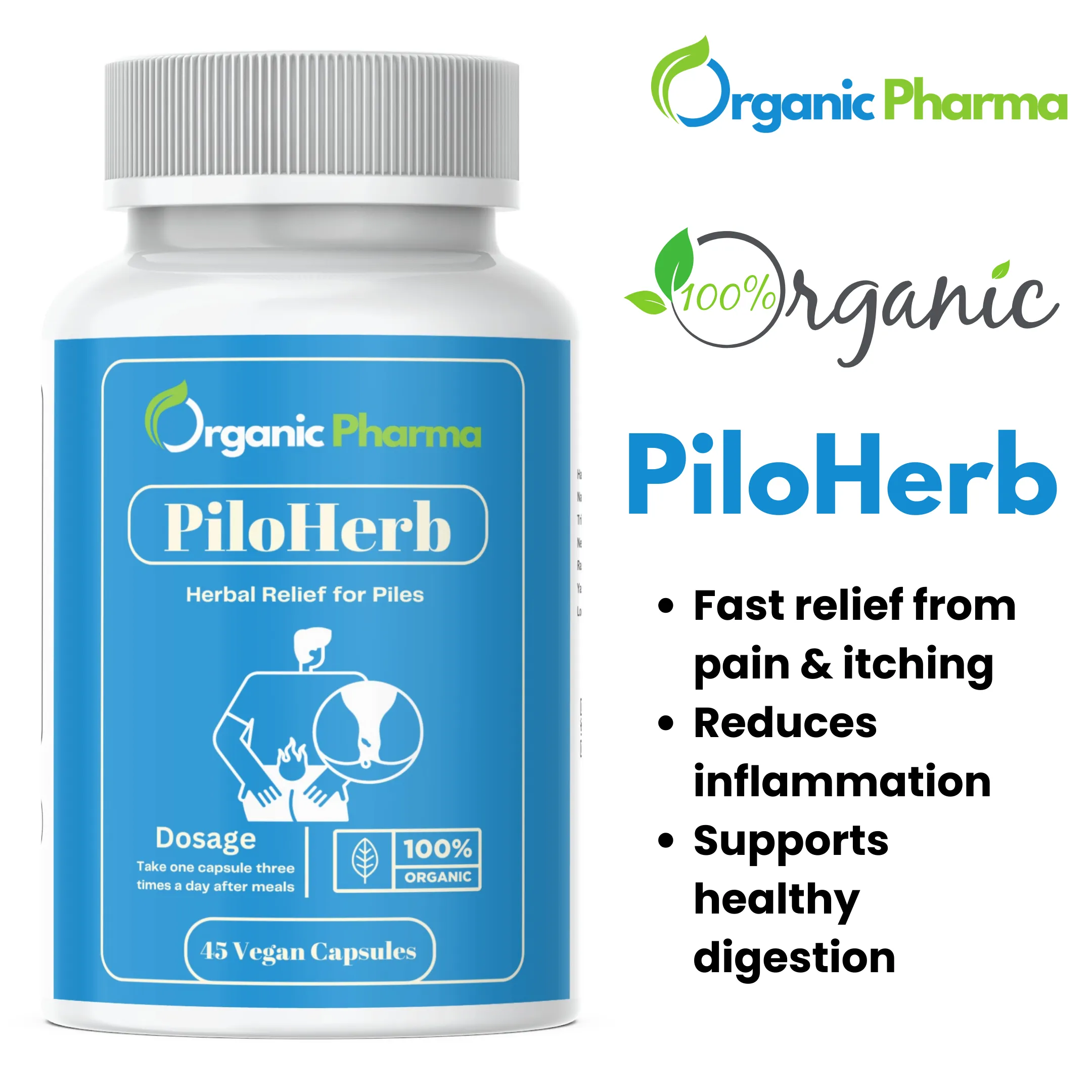 Experience Fast and Natural Relief with PiloHerb! 🌿