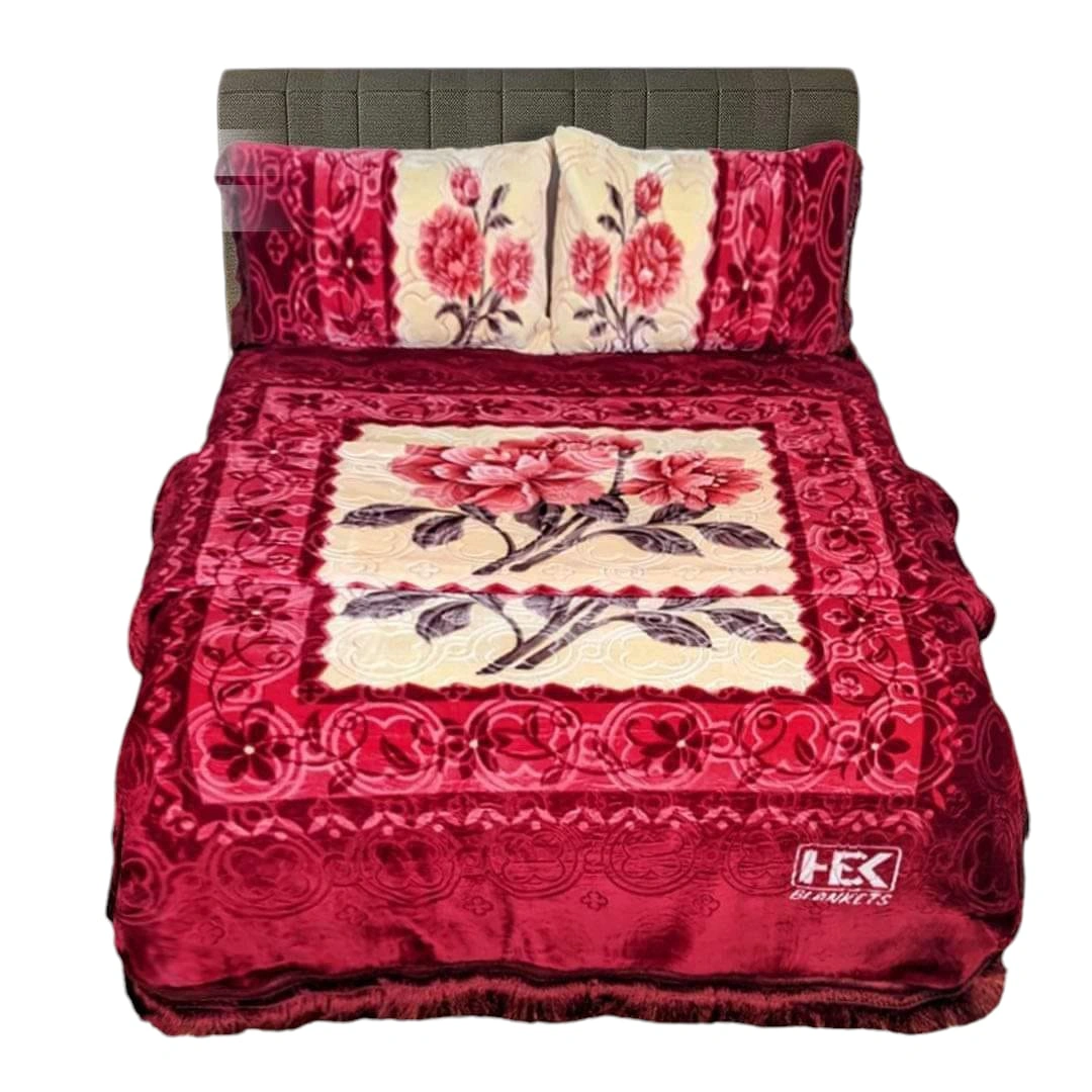 4Pcs blanket Embossed set