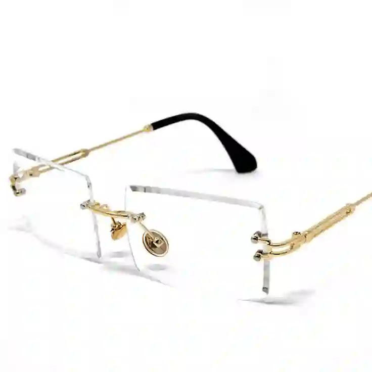 RIMLESS GLASSES FOR UNISEX