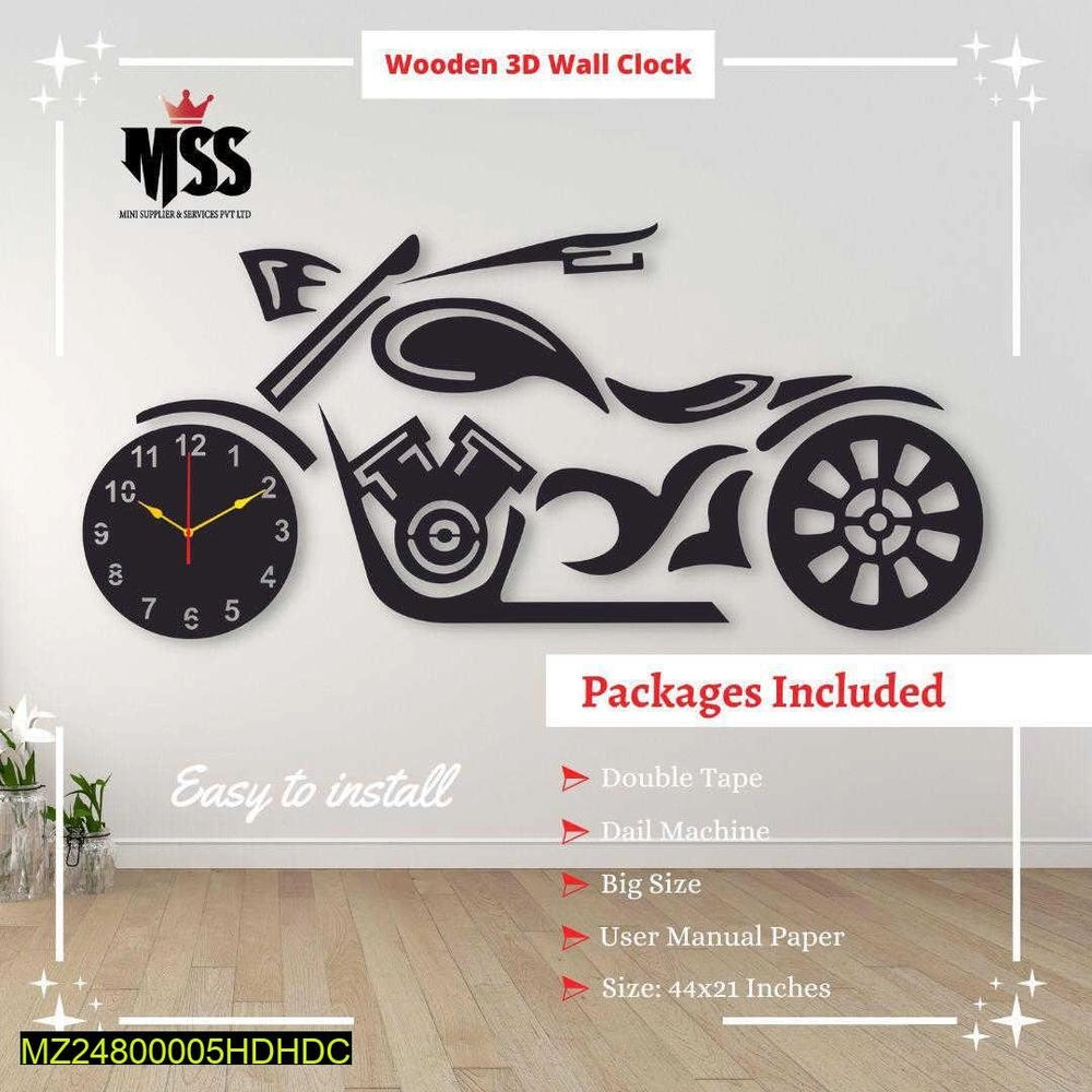 BIKE DESIGN WALL CLOCK