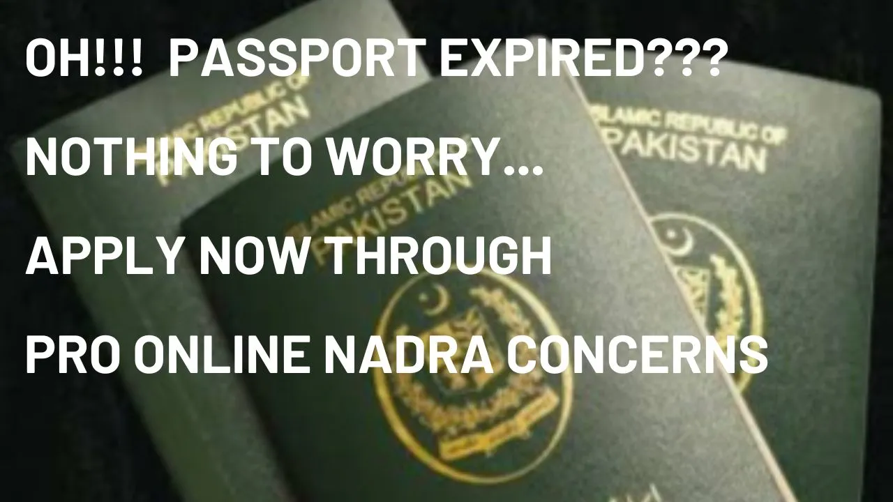 Passport Renewal by NADRA