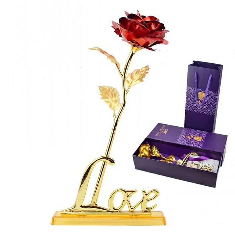 Gold Plated Rose