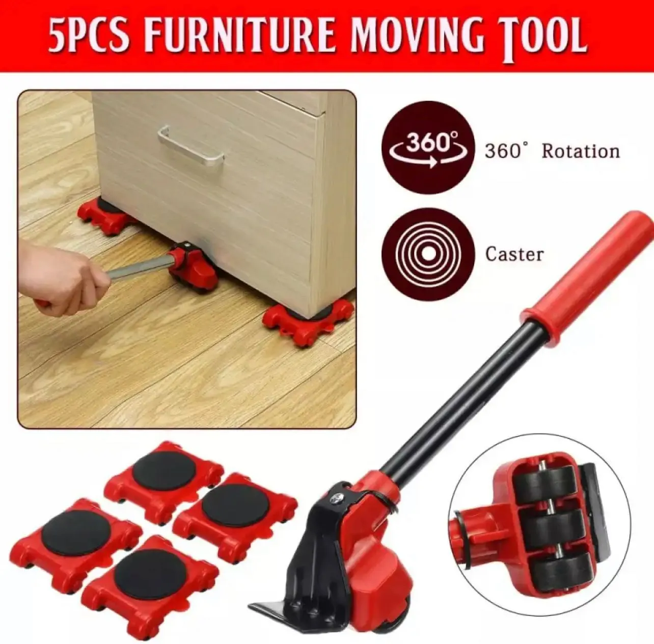 Heavy Furniture Move Tool (5 In 1)