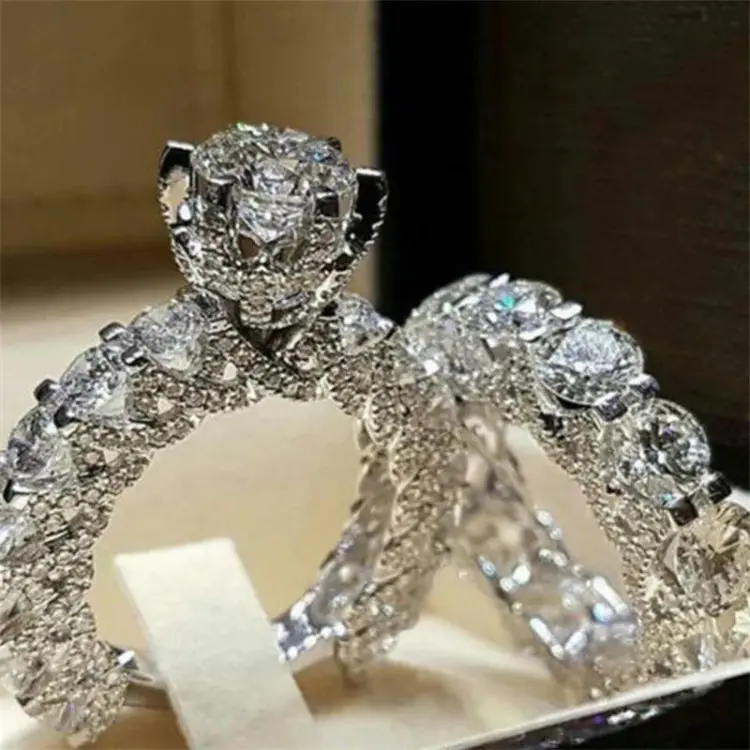 Crystal ring set