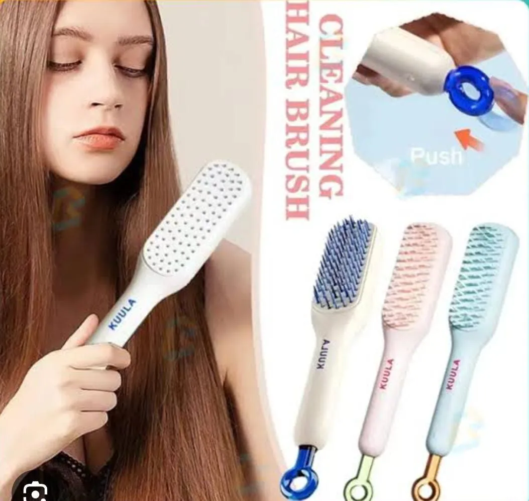 Self Cleaning Hair Brush