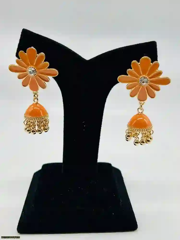 fancy flowe jhumka Earrings