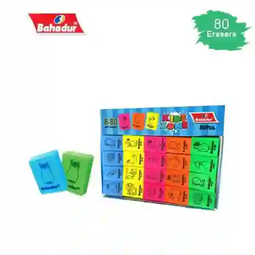 Bahadur Eraser (80 Pcs)